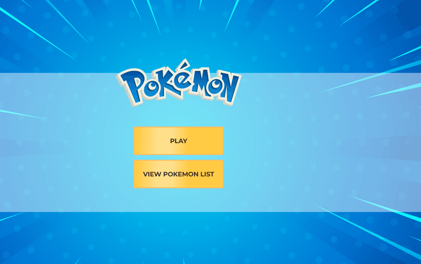 Pokemon Battle Game